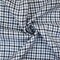 Navy-Blue-White Spence Bryson Washed Gingham Plaid Irish Linen Woven Fabric By the Yard